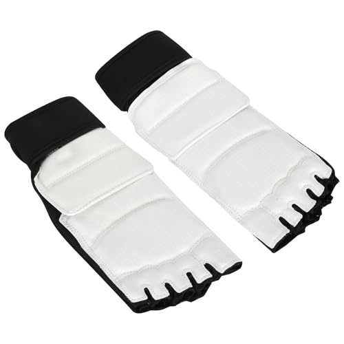 CFTIGIW 2pcs Taekwondo Foot Guard Boxing Ankle Support for Adult Kickboxing Gym TrainingBlack and White S Ankle SupportSports Ankle SocksTaekwondo Foot GuardBoxing Ankle (S 30-33)
