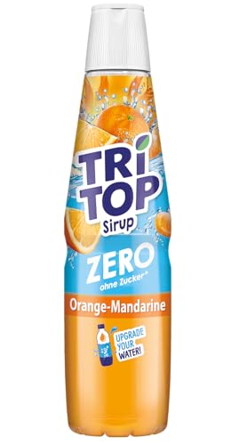 TRi TOP ZERO Orange-Mandarine Sirup ohne Zucker, 600 ml Getränke-Sirup – Ansicht 1