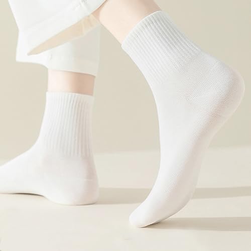 RICHBULL 10 Pairs Thin Crew Socks for Men & Women, Breathable Casual Athletic Ankle Socks3