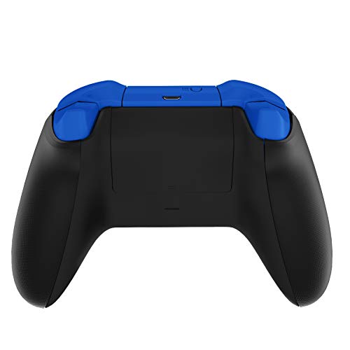 eXtremeRate LB RB LT RT Bumpers Triggers D-Pad ABXY Start Back Sync Buttons, Blue Full Set Buttons Repair Kits with Tools for Xbox One S & Xbox One X Controller (Model 1708)