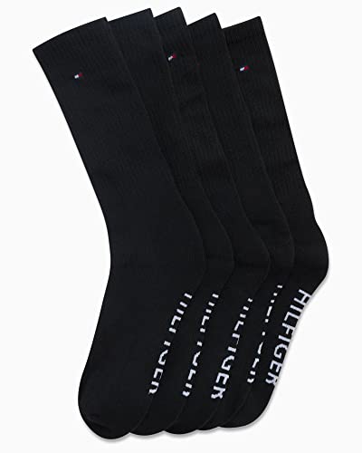 Tommy Hilfiger Men's Athletic Socks - Cushioned Crew Socks (5 Pack)4