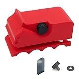 aderroo Cardboard Cutter for Cat Scratchers,DIY Cardboard Cutting Tool, Handheld Cardboard Cutting Tools for Making Cat Scratching Board Cat Bed (Red + 10pcs Replacement Blades)