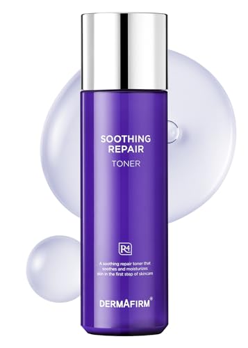 DERMAFIRM Soothing Repair Face Toner R4 | Hydrating Moisturizing & Soothing Toner for Skin Troubles w/Eucalyptus, Peptide & Collagen | Gentle for All Skin Types No Animal Trials No Paraben 6.76 fl oz