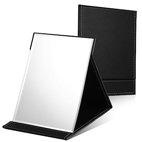 Espejo de maquillaje portátil rectangular pequeño