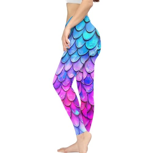 Bulopur Sunflower Workout Legging Pants Full Length, Leopard Women Tummy Control Yoga Pants, Long Leggings for Sport Running4