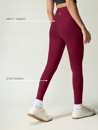 Image of CAVA Hourglass Snug Leggings for Women | V Waistband, Anti Camel Toe, Curved Back Seam, Deep Side Pockets, Sculpting ADPT Fabric