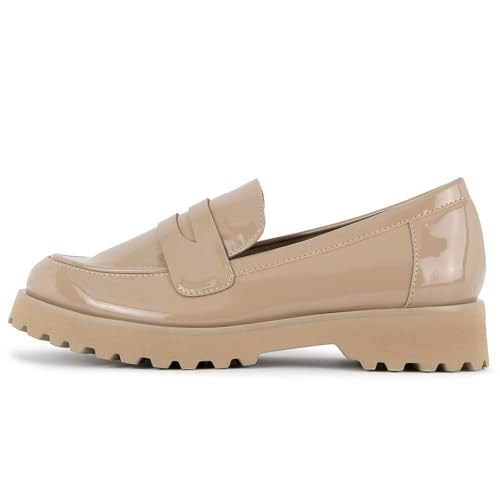 Image of Jones New York Women Platform Slip On Chunky Loafers Shoes Penny Loafers for Ladies