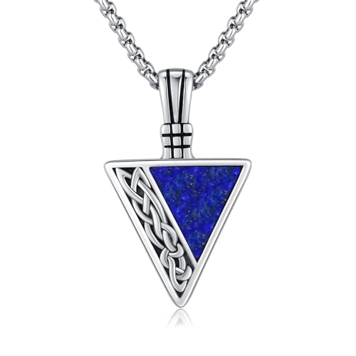 Bijoux flèche en argent sterling 925 avec pendentif viking hypoallergénique