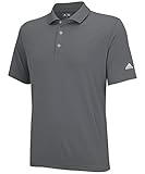 adidas Golf Men's Solid Polo Jersey, Vista Grey, Small
