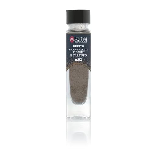 Stefania Calugi - Spolverata di Funghi e Tartufo – Condimento in Polvere con Tartufo Estivo Italiano – Insaporitore per Pasta, Carne, Uova e Formaggi – Gluten Free, Vegan – Tartufai dal 1908