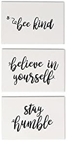 Bee Kind Motivational Refrigerator Magnets - 3" x 2" Inspirational Designs for Home, Office, Classroom Or Locker, Great Gift for Sister, Women, Teens, Teachers, Housewarming, Kitchen