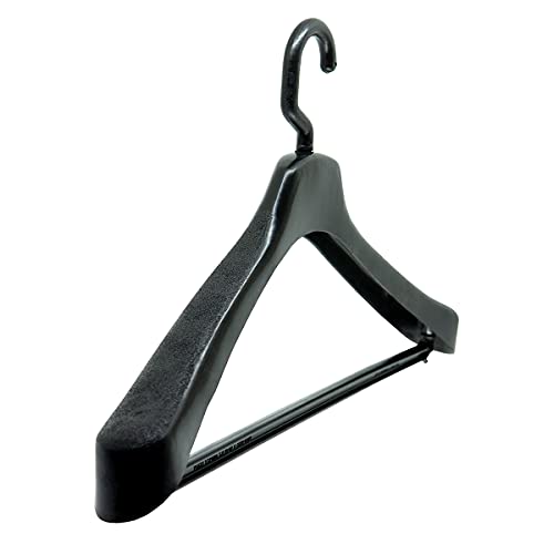 Kit Cabide Terno Preto Giratório - 20 unidades