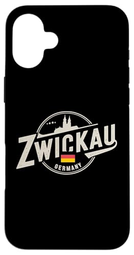 Zwickau Alemania City Travel Circle Design Carcasa para iPhone 16 Plus