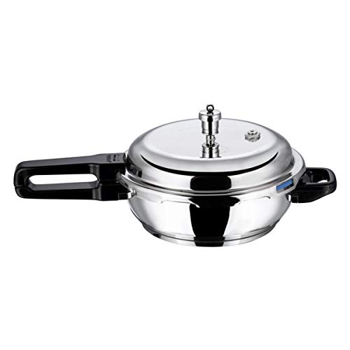 Vinod P-Jun Splendid Stainless Steel Sandwich Bottom Pressure Pan, Junior