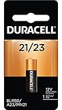 Duracell 21/23-12V Alkaline-Battery, 1 Count Pack, 21/23 12 Volt Alkaline-Battery, Long-Lasting for Key Fobs,-Car Alarms, GPS Trackers, and More