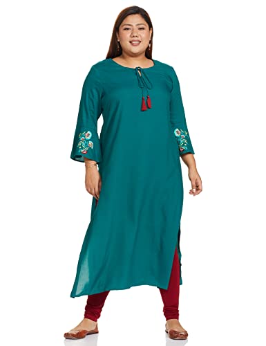 Image of Amazon Brand - Tavasya Women's Rayon Regular Kurti