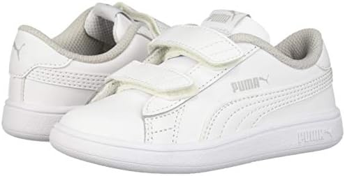 PUMA mens Smash V2 Hook and Loop Sneaker, White, 2 Little Kid US | Image 6