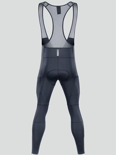 Image of qualidyne Men's Cycling Bike Bib Long Pants Cycling Tights with 3D Breathable Pad, Excellent Performance & Better Fit