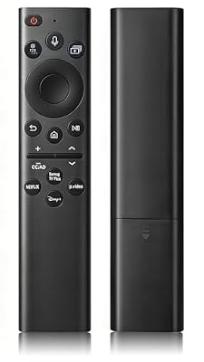 for Samsung TV Remote Replacement, for 2019-2025 Samsung Remote Control for Smart TV with Voice Control, for BN59-01385A (No Solarcell)