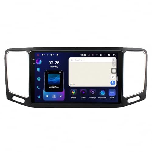 Pantalla Carplay coche Android Auto inalámbrico Volkswagen Sharan 2012-2018 2G 32G