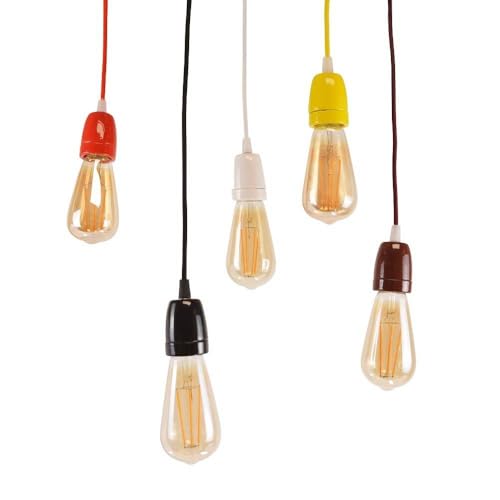 B·LED BARCELONA LED - Lámpara colgante cerámica - E27-5 colores