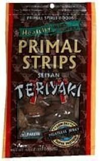 Primal Strips Jerky Mtless Seitan Teriyaki
