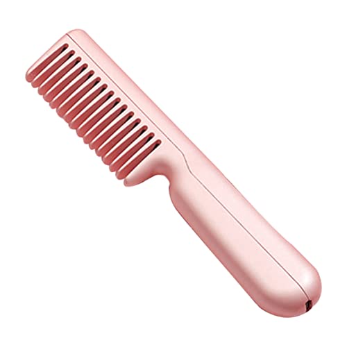 VALICLUD 1Juego Peine Rizador Cable USB para Rizar Viaje Compacto Rosa