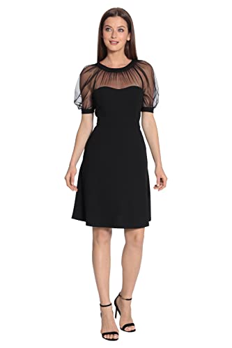 Image of Maggy London Women's Illusion Dress Occasion Event Party Holiday Cocktail Guest of Wedding.