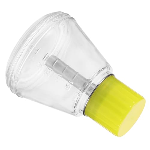 DOITOOL Flacon Pompe Vide Verre Transparent De Bouteille Verre Avec Pompe Pour Dissolvant à Ongles Et Liquides