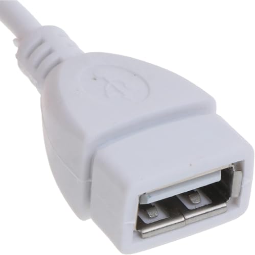 Image of USB Extender, USB 2.0 Extension Cable Male to Female USB Cable High-Speed Data Transfer Compatible with Keyboard, Mouse, Hard Drive, Xbox, Laptop /PC /Mac /Printer, 1.5M (White)