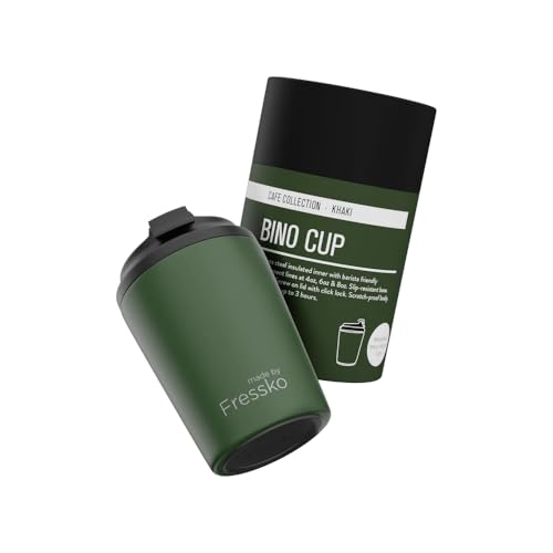 made by Fressko Bino �^���u���[ �R�[�q�[��p �������������� ���������� 227ml / 8oz (Khaki)