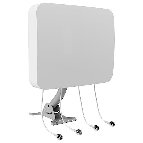 Image of Waveform QuadPro 4x4 MIMO Signal Boosting Panel Antenna Kit | External Antenna for 4G /5G Routers & Gateways | for T-Mobile Home Internet, Verizon, AT&T (Use Your own Cables - Does not Include Cables)