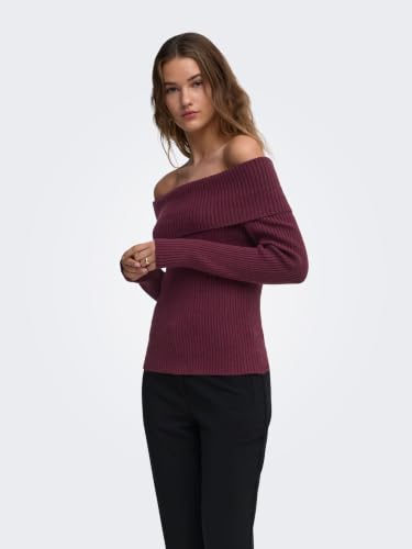 ONLY Onlkatia Ls Off Shoulder KNT Noos – Ansicht 3