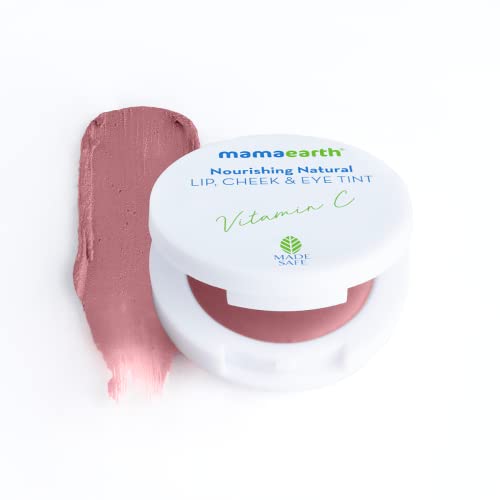 Mamaearth Nourishing Natural Lip Cheek & Eye Tint with Vitamin C & Cocoa – 02 Coco Nude- 4 g