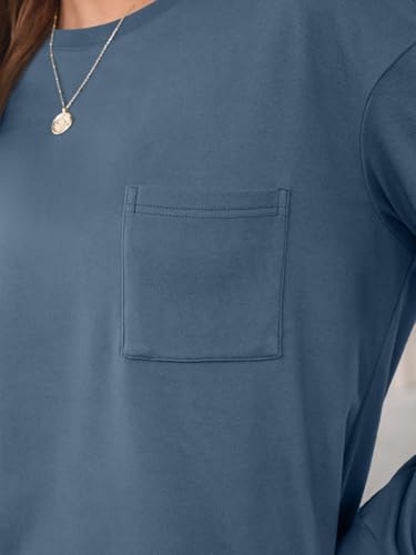 Image of AUTOMET Womens Long Sleeve T Shirts Crewneck Sweatshirts