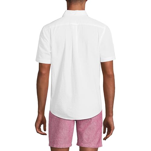 Lands' End Men's Short Sleeve Seersucker Shirt2
