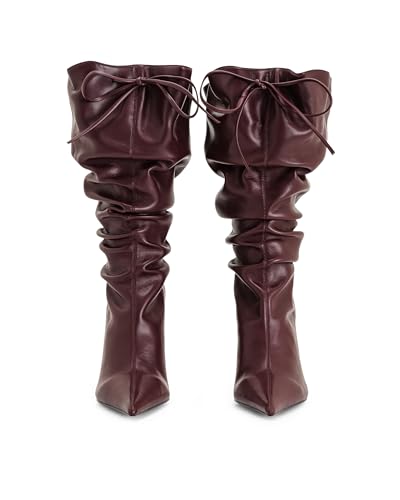 JW PEI Women's Olivia Leather High Heel Boots4