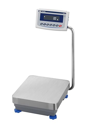 A&D 分銅内蔵タイプ 防塵・防水重量級天びん GX-22001L JCSS校正付き ≪ひょう量:22kg 最小表示:0.1g 皿寸法:344(W)×384(D)mm 検定無≫