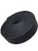 Leather Strap 7/8 Inch Wide 72 Inches Long by TOFL (Black)