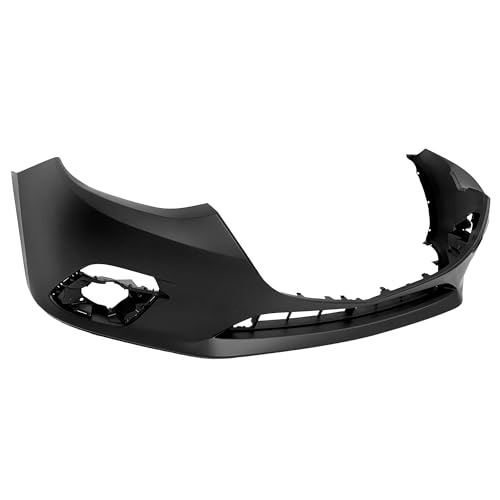 Image of FitParts Compatible with Mazda 3 2014-2016 Front Bumper Cover | CAPA Certified, Primed, With Fog Light Holes, Hatchback, Ready to Paint, OEM BJS750031ABB, MA1000239