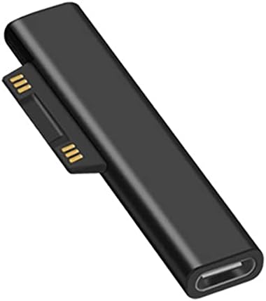 SUPERNIGHT Surface Connect to USB C Charging Adapter 15V 3A, Type-C Charger Compatible for Microsoft Surface Pro X/7/6/5/4, Surface Laptop3/2/1, Surface Go/Book[1 PC Only]