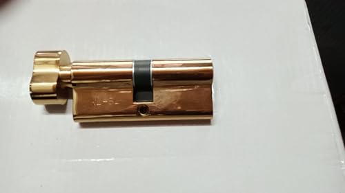 Image of Godrej Pin Cylinder | Europrofile Pin Cylinder | Suitable for Main & interconnecting Doors | 1CK 70mm | Sunset Rose Gold Finish | Door Thickness Upto 50mm | 3 Keys | 5 Years Warranty