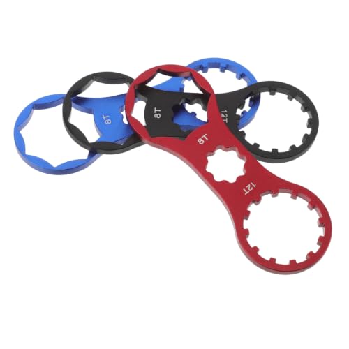 NUOBESTY 3pcs Bicycle Front Fork Cap Wrench Tool for 27mm 28mm Repair