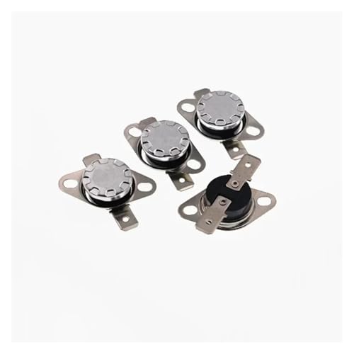 TSIOHKBS 10Pcs KSD301 AC 250V 10A 35C-120C Degree NC Normal Closed Temperature Control Switch Thermal Thermostat Sensor (90c)