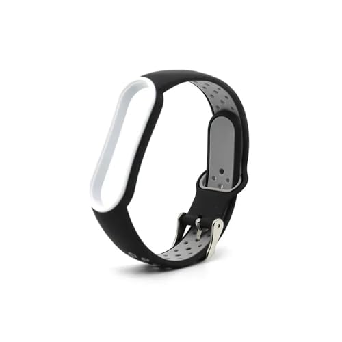 [MEVMEVGNLN] Fit For Xiaomi �Ή��E�H�b�`�o���h For Mi Band 7 6 NFC �Ή� For Miband 4 Correa For 3 5 �X�g���b�v(Black Gray,For Xiaomi band 4 3)