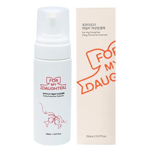 Image of for my daughter Moisture Feminine Wash | Gentle Foam Wash with HPA Complex & | pH Balanced for Intimate Hygiene | Dermatologist-Tested - 150ml (5.07oz)