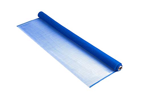 Image of UR LITTLE SHOP Fiberglass Mosquito Net for Windows 4 /7 Feet (120 /210 Cm) 47 /84 Inches 1 Year Guarantee Without Stitching (Blue Color) 200GSM