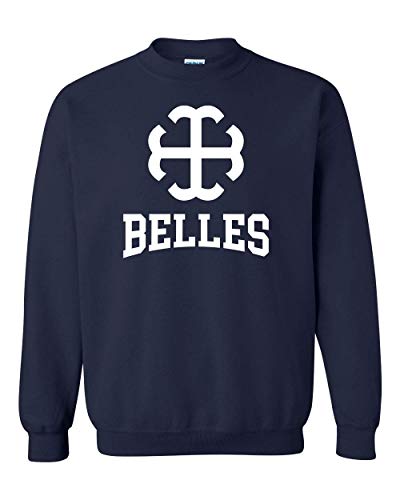 Saint Mary's College Belles One Color Logo Unisex Crewneck Sweatshirt - Saint Mary's Belles Apparel