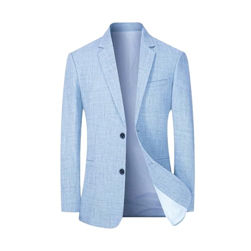 Men's Korean Style Slim Fit Lightweight Breathable Versatile Business Casual Wrinkle-Resistant Blazer