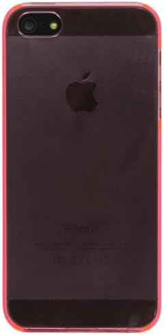 LUVVITT [Crystal View Hard Shell Anti-Scratch Transparent Clear Back Hard Case for iPhone 5 / 5S (Retail Packaging) - Crystal Clear Pink